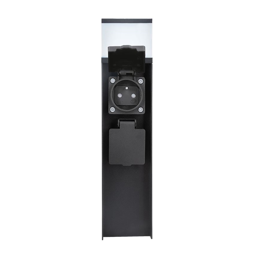 Lampe d'extérieur noire à deux douilles (1x G9, 11 W, 230 V) IP44