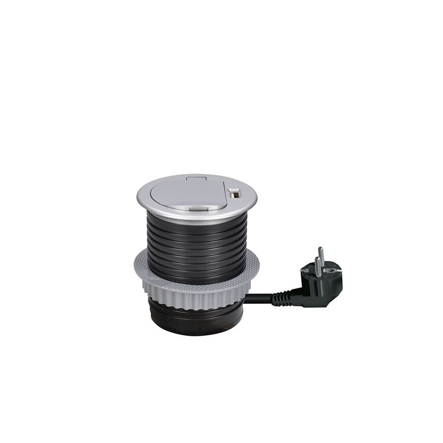 Port USB encastrable avec couvercle 230V
