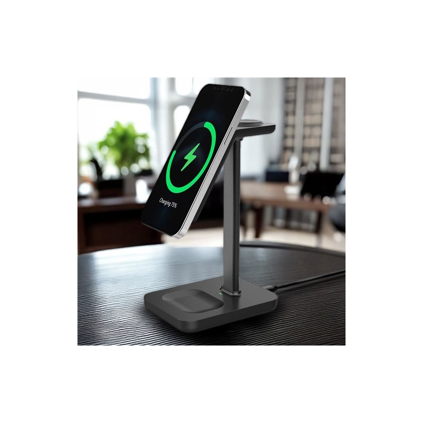 Chargeur sans fil de bureau 3-en-1 23 W