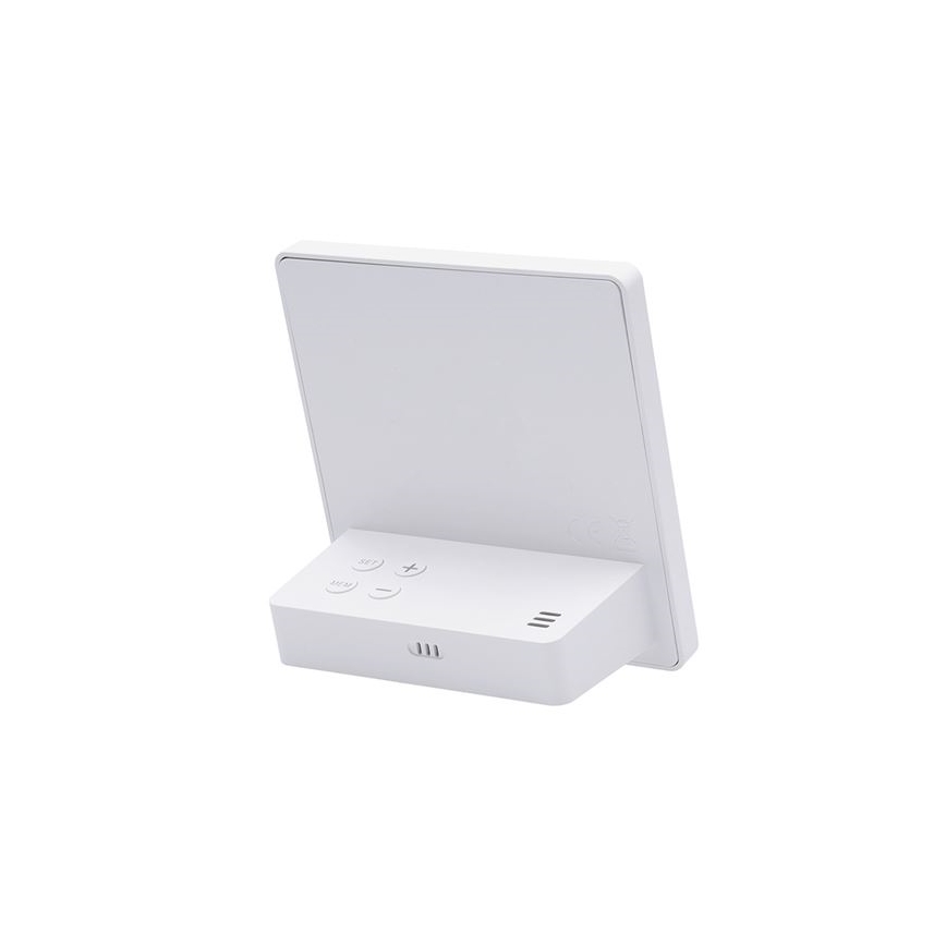 Thermomètre numérique 5V/2xAAA + 2xAAA blanc