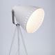 Lampadaire LED 1xE27/10W/230V blanc 145cm