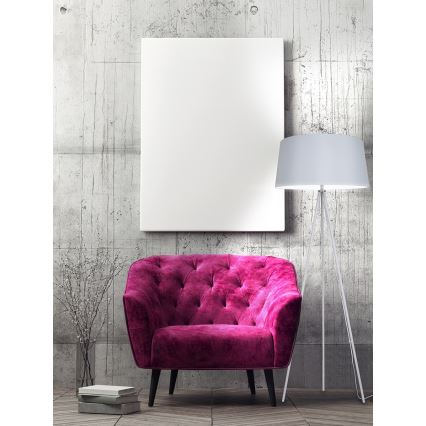 Lampadaire LED 1xE27/8W/230V blanc 145cm