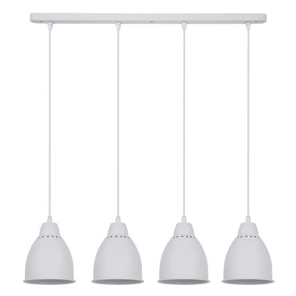 Lustre 4xE27/60W/230V blanc 14cm