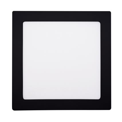 Plafonnier LED/18W/230V 3000/4000/6000K noir angulaire