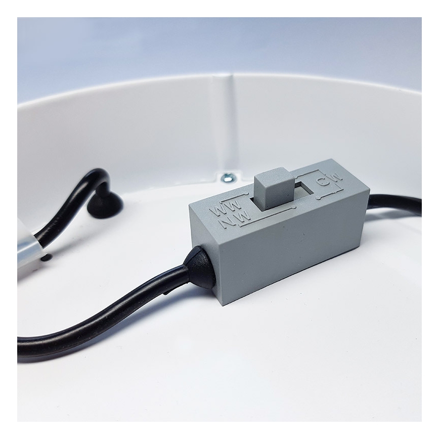 Plafonnier LED/18W/230V 3000/4000/6000K 22,5x22,5 cm blanc