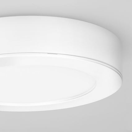 Panneau LED 2 en 1 apparent/encastré LED/12W/230V 3000/4000/6000K Ø17 cm IP54 blanc