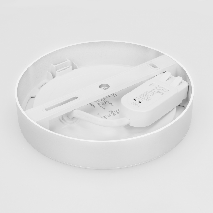 Panneau LED 2 en 1 apparent/encastré LED/12W/230V 3000/4000/6000K Ø17 cm IP54 blanc