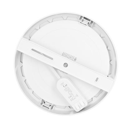Plafonnier LED 2 en 1 (en saillie/encastré) 18W/230V 3000/4000/6000K Ø 22,5 cm IP54 blanc