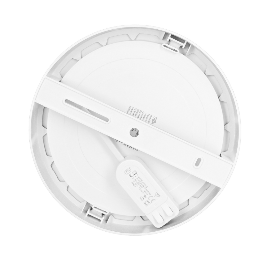 Plafonnier LED 2 en 1 (en saillie/encastré) 18W/230V 3000/4000/6000K Ø 22,5 cm IP54 blanc