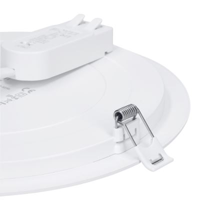 Plafonnier LED 2 en 1 (en saillie/encastré) 18W/230V 3000/4000/6000K Ø 22,5 cm IP54 blanc