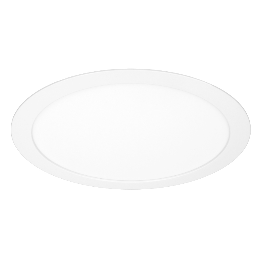 Panneau LED 2 en 1 appliqué/encastré 24W/230V 3000/4000/6000K Ø 30 cm IP54 blanc