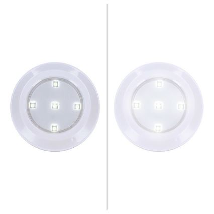 Lot de 3 luminaires LED dimmables avec télécommande, alimentation 3xAAA