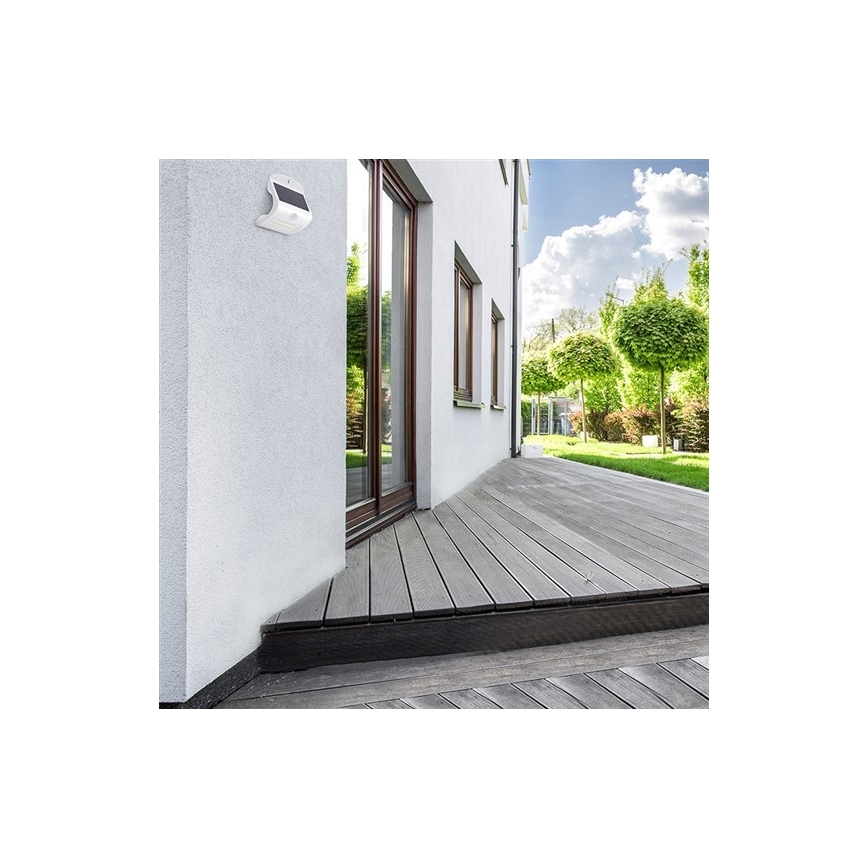 Luminaire solaire LED avec détecteur LED/3W