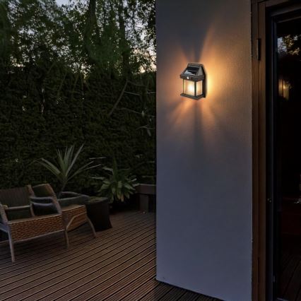 Lanterne solaire LED dimmable avec capteur LED/3,7V IP44 1200 mAh