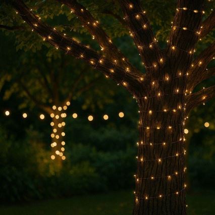 Guirlande solaire décorative LED/3,7V 800 mAh 22 m