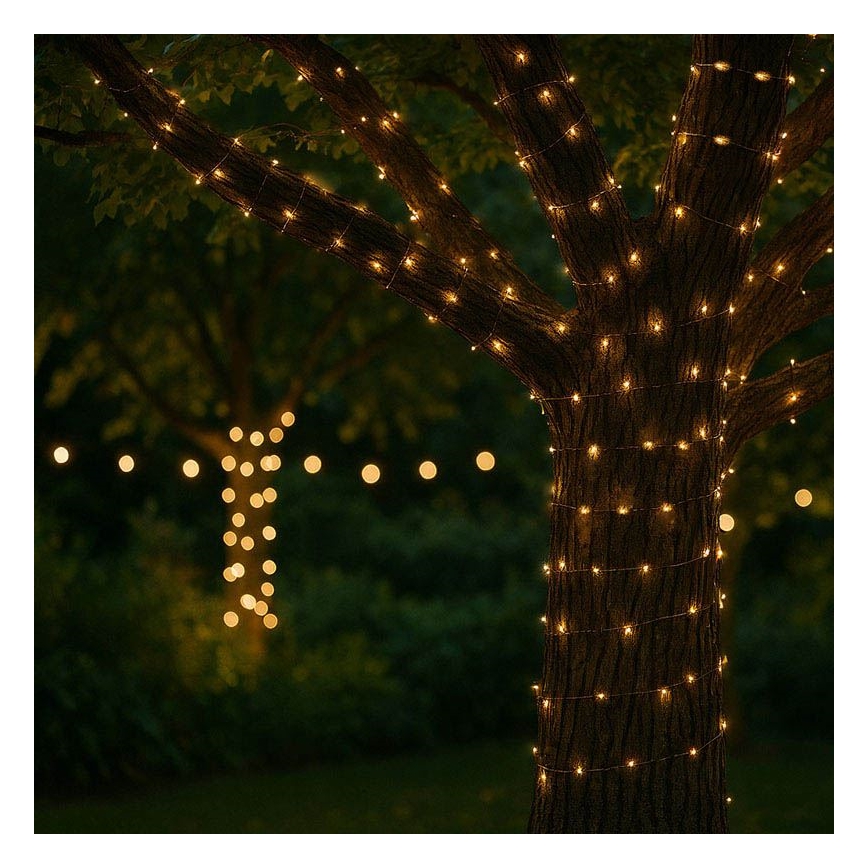 Guirlande solaire décorative LED/3,7V 800 mAh 22 m