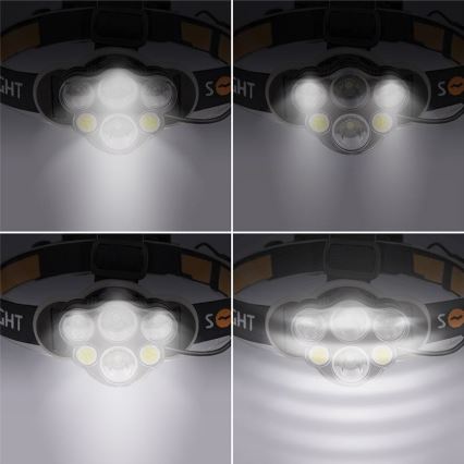 Lampe frontale rechargeable LED/USB 2200mAh IP44