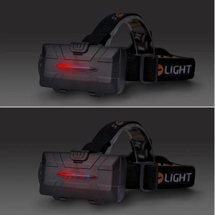 Lampe frontale rechargeable LED/USB 2200mAh IP44