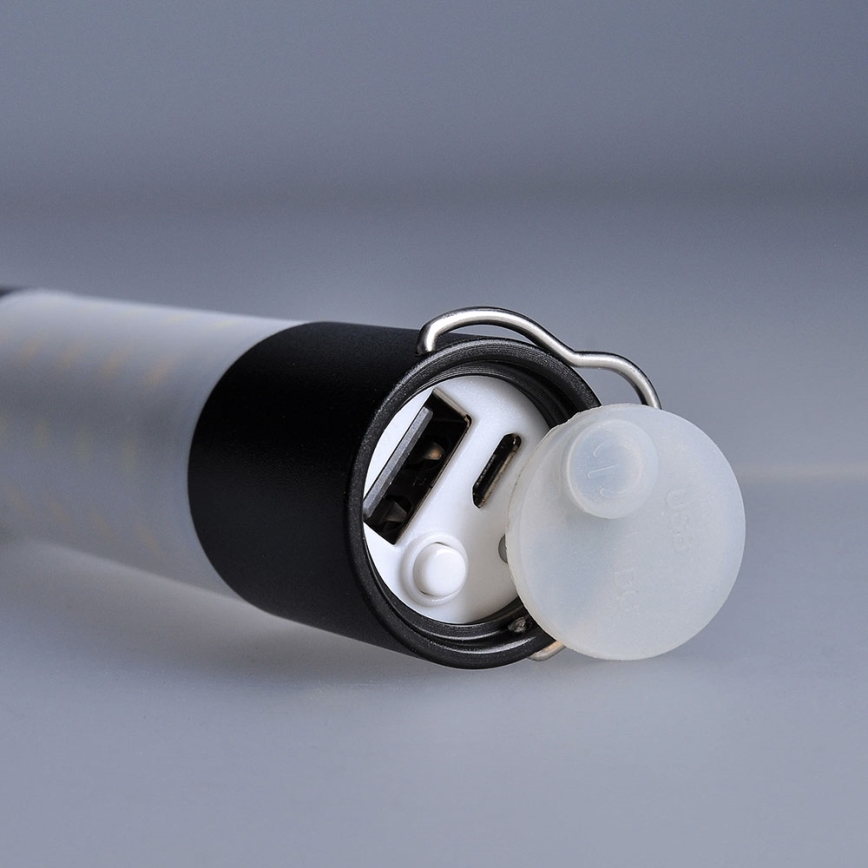 Solight WN43 - Lampe torche rechargeable de camping avec fonction batterie portative LED/1500 mAh 3,7V IP44