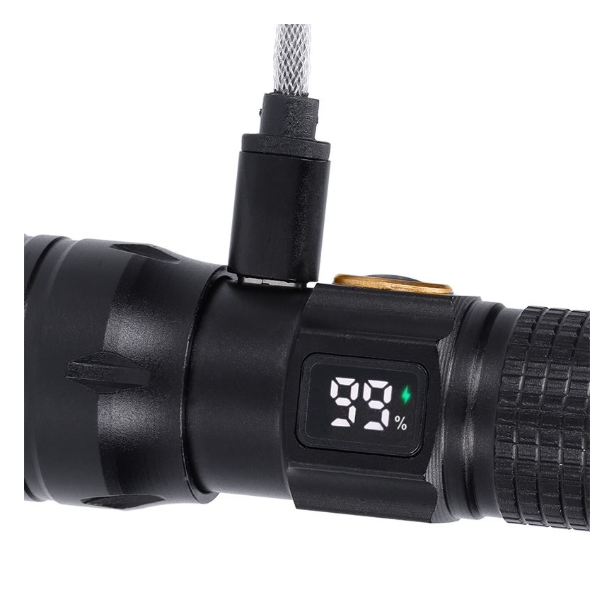 Lampe torche LED rechargeable 3,7 V 1200 mAh