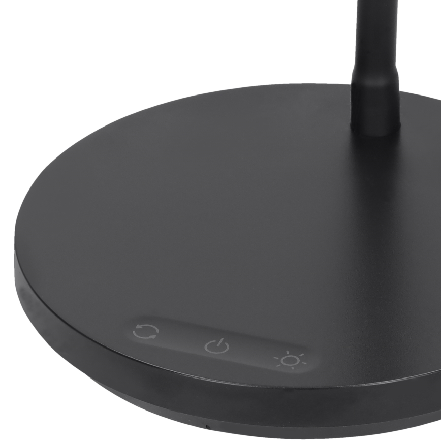 Lampe de table tactile à intensité variable LED/4,5W/5V 3000/4000/6500K noir