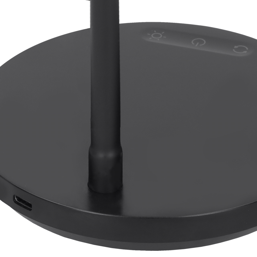 Lampe de table tactile à intensité variable LED/4,5W/5V 3000/4000/6500K noir
