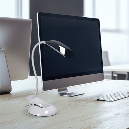 Lampe de table à intensité variable base et pince LED/5W/230V