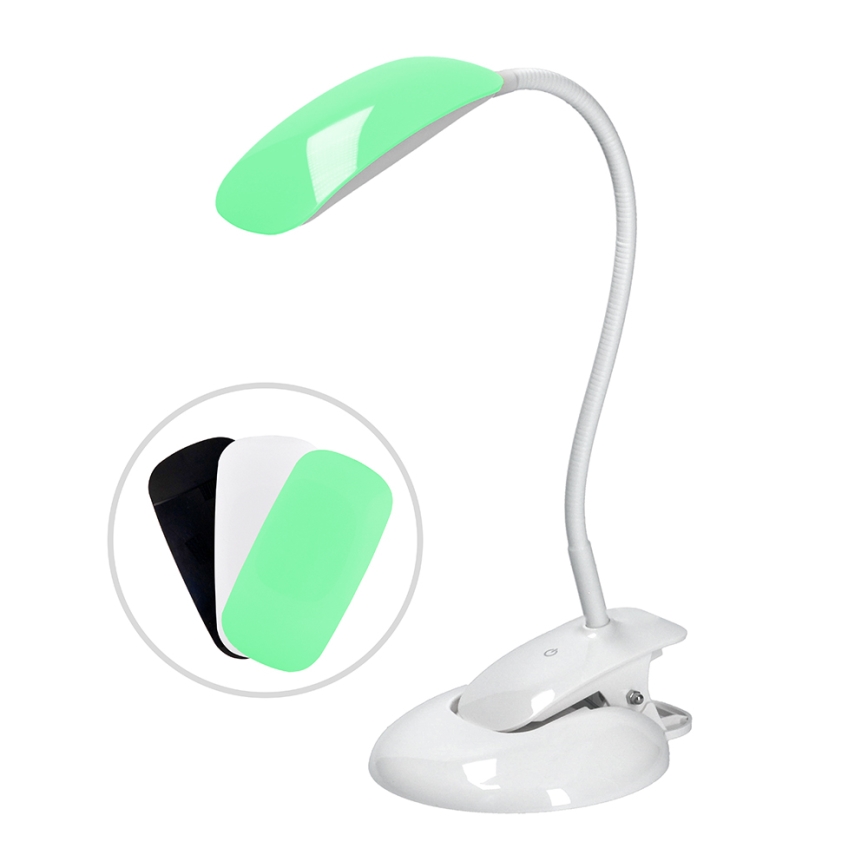 Lampe de table à intensité variable base et pince LED/5W/230V
