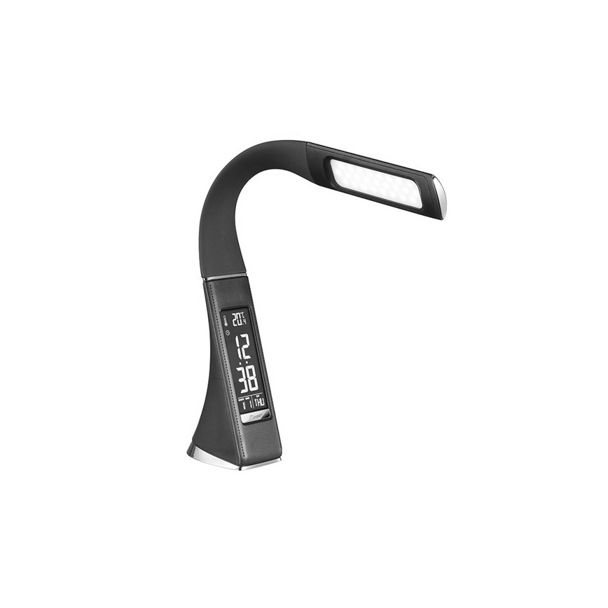 Lampe de table LED à intensité variable avec écran LED/6W/230V noir
