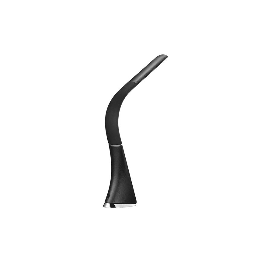Lampe de table LED à intensité variable avec écran LED/6W/230V noir