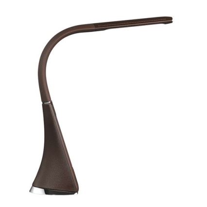 Lampe de table LED à intensité variable avec écran LED/6W/230V marron