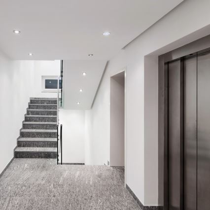 Luminaire d'urgence LED encastré/1,5W/230V 1800 mAh