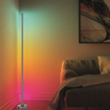 LED RGB Lampadaire dimmable RAINBOW LED/18W/230V Wi-Fi Tuya + télécommande