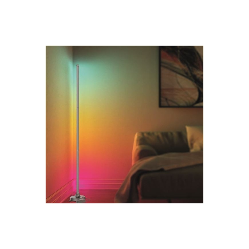 LED RGB Lampadaire dimmable RAINBOW LED/18W/230V Wi-Fi Tuya + télécommande
