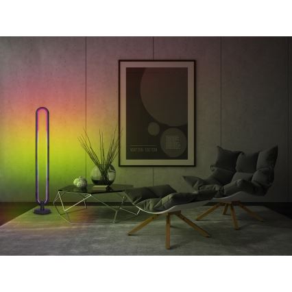 Lampadaire à intensité variable RAINBOW LED/20W/230V Wi-Fi Tuya + Télécommande