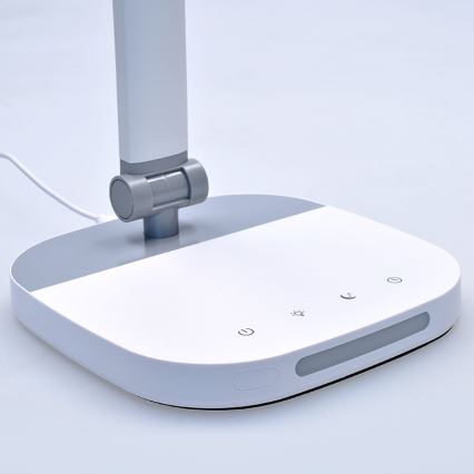 Lampe de table tactile à intensité variable avec nuit luminaire LED/10W/5V 3000/4000/5000K blanc