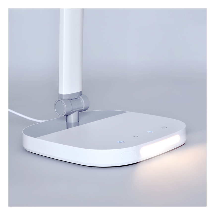 Lampe de table tactile à intensité variable avec nuit luminaire LED/10W/5V 3000/4000/5000K blanc
