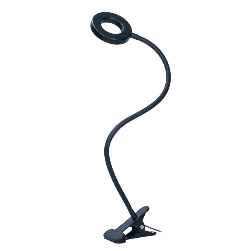 LED Lampe de bureau dimmable à pince LED/8W/230V 3000/4000/5000K noire