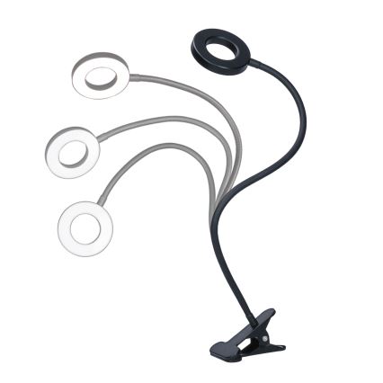 LED Lampe de bureau dimmable à pince LED/8W/230V 3000/4000/5000K noire