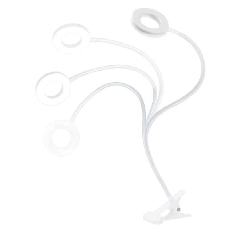 Lampe de bureau LED dimmable à pince LED/8W/230V 3000/4000/5000K blanche