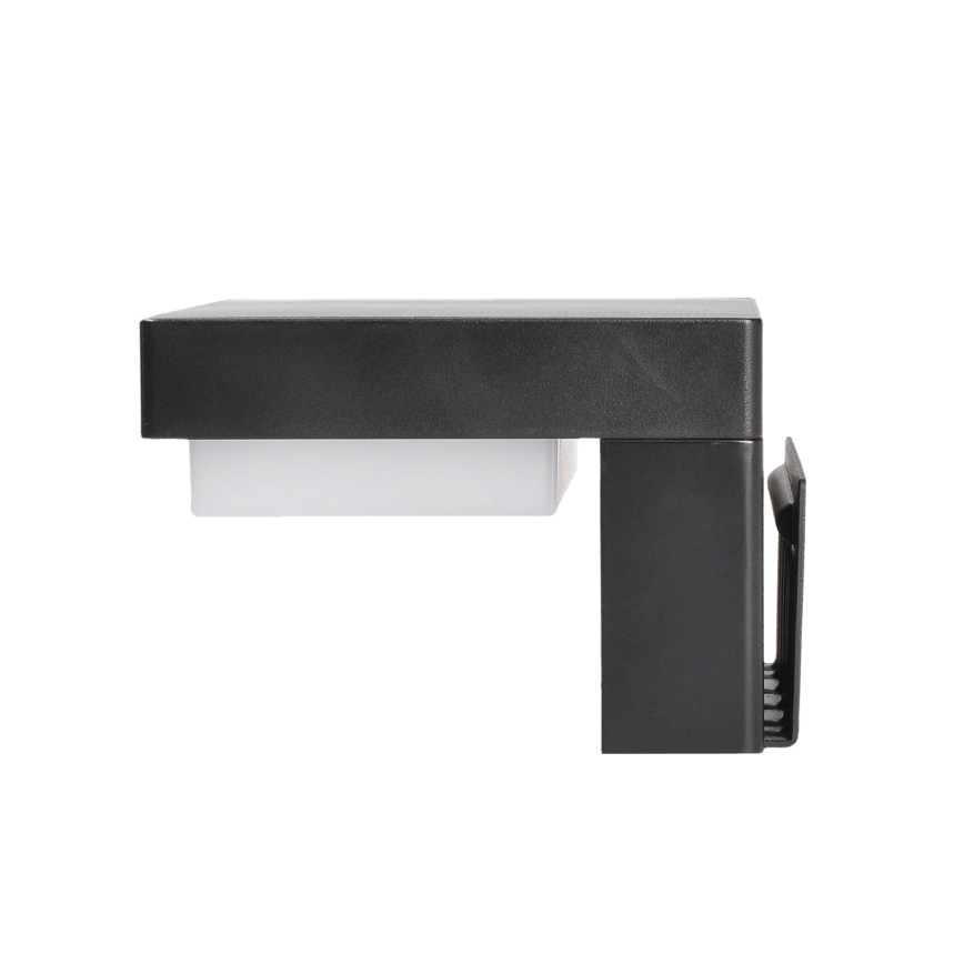 Applique murale solaire LED avec détecteur de mouvement et crépuscule PALERMO LED/5W/3,7V 2000 mAh IP54 noir