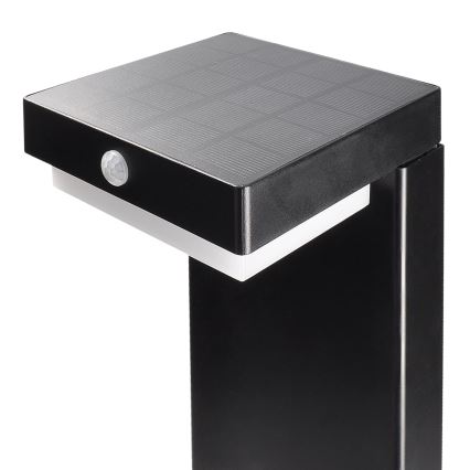 Lampe solaire avec détecteur de mouvement et de crépuscule PALERMO LED/5W/5V 2000 mAh IP54 noir