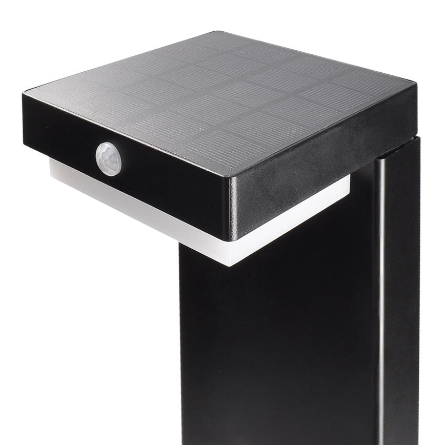 Lampe solaire avec détecteur de mouvement et de crépuscule PALERMO LED/5W/5V 2000 mAh IP54 noir