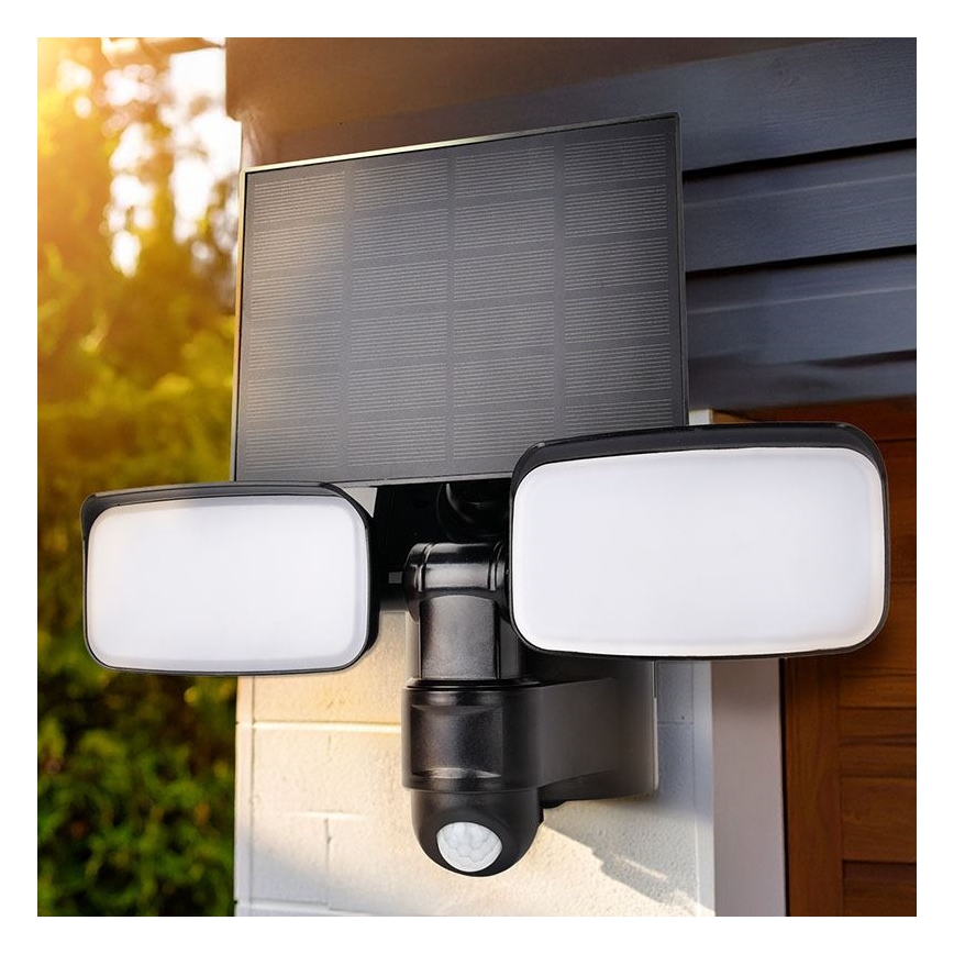 Projecteur solaire LED avec capteur LED/9W/3,7V 3600 mAh IP54