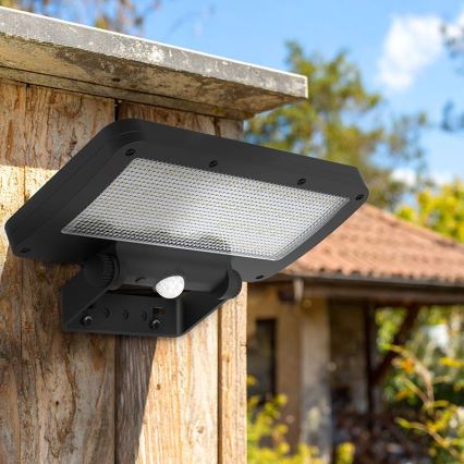 Projecteur solaire LED avec capteur LED/5W/3,7V 1500 mAh IP54