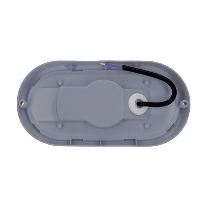 Applique murale extérieure LED/13W/230V 4000K IP54 gris ovale