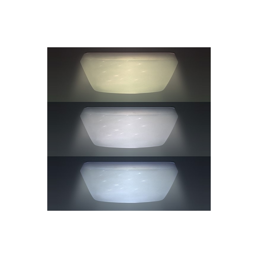 Plafonnier à intensité variable STAR LED/24W/230V + télécommande