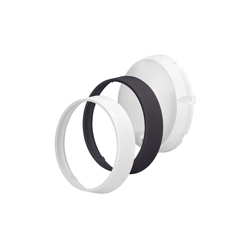 Applique murale d'extérieur LED avec capteur 2 en 1 LED/20W/230V 3000/4000/6500K IP65 Ø 22 cm