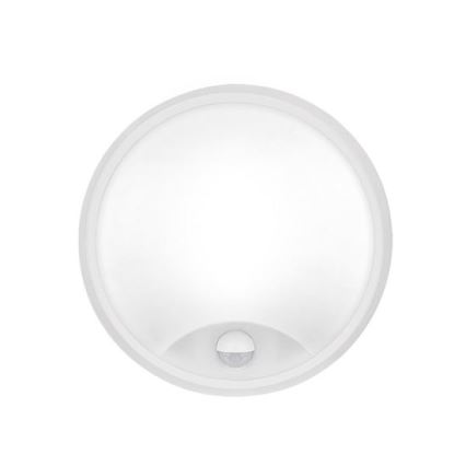 Applique murale d'extérieur LED avec capteur 2 en 1 LED/20W/230V 3000/4000/6500K IP65 Ø 22 cm