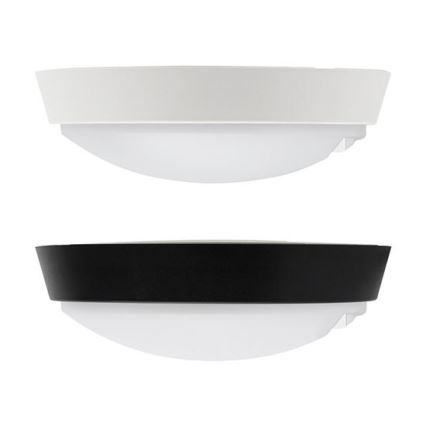 Applique murale extérieure LED avec détecteur 2 en 1 LED/20W/230V 3000/4000/6500K IP65 Ø 22 cm